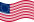 Static waving flag of Betsy Ross (USA 1777-1795)