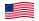 Waving flag of Betsy Ross (USA 1777-1795)