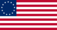 Flag graphic Confederate States of America (Betsy Ross) (1776-1795).