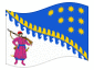 Animated flag Dnipropetrovsk