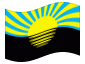 Animated flag Donetsk