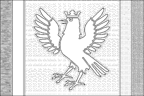Outline of the flag of Ivano-Frankivsk to color