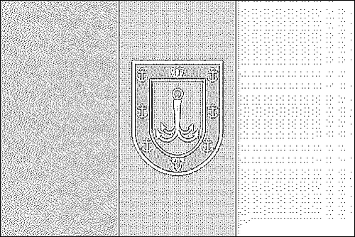 Outline of the flag of Odessa to color