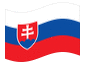 Animated flag Slovakia