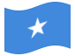 Animated flag Somalia