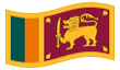 Animated flag Sri Lanka