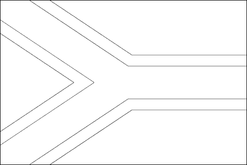 Outline of the flag of South Africa to color