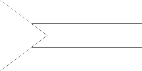 Outline of the flag of Sudan to color