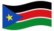 Animated flag South Sudan