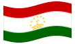 Animated flag Tajikistan