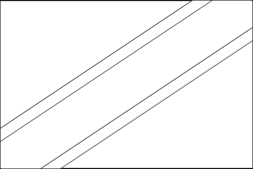 Outline of the flag of Tanzania to color