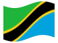 Animated flag Tanzania