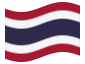 Animated flag Thailand