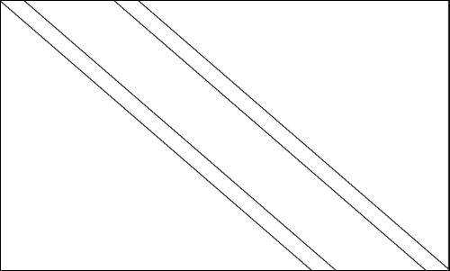 Outline of the flag of Trinidad and Tobago to color