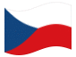 Animated flag Czech republic