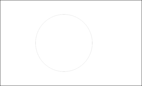 Outline of the flag of Bangladesh to color