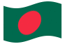Animated flag Bangladesh