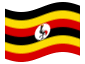 Animated flag Uganda