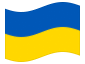 Animated flag Ukraine