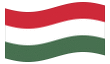Animated flag Hungary