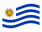 Animated flag Uruguay