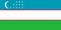 Flag graphic Uzbekistan