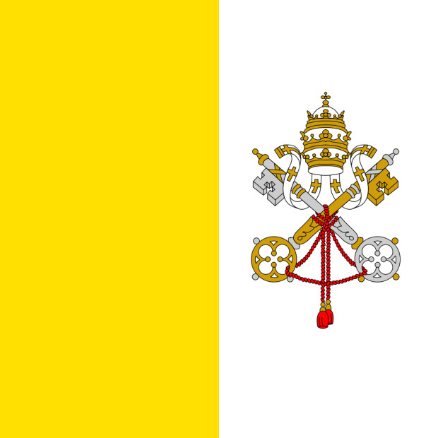 Flag Vatican City / Vatican City State