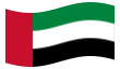 Animated flag United Arab Emirates