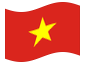Animated flag Vietnam