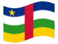 Animated flag Central African Republic