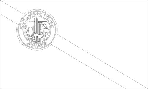 Outline of the flag of Las Vegas to color