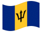Animated flag Barbados
