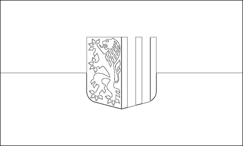 Outline of the flag of Dresden to color