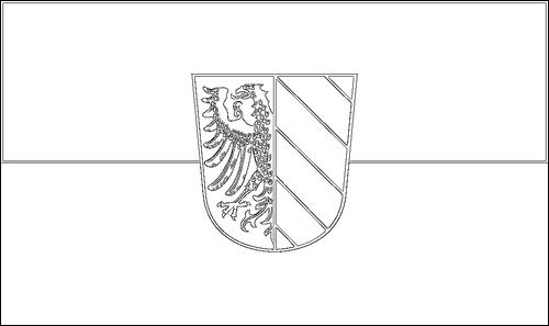 Outline of the flag of Nuremberg to color