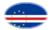Oval vignette flag of Cape Verde
