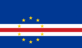 Rectangular flag of Cape Verde