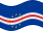 Static waving flag of Cape Verde