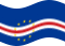 Static waving flag of Cape Verde