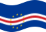 Static waving flag of Cape Verde
