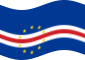 Static waving flag of Cape Verde