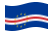 Waving flag of Cape Verde