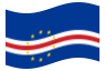 Animated flag Cape Verde
