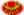 Oval vignette flag of German Federal Post (service flag from 1950 to 1994)
