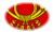 Oval vignette flag of German Federal Post (service flag from 1950 to 1994)
