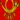 Square flag of German Federal Post (service flag from 1950 to 1994)