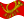 Static waving flag of German Federal Post (service flag from 1950 to 1994)