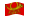Waving flag of German Federal Post (service flag from 1950 to 1994)