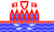 Rectangular flag of Heiligenhafen