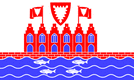 Rectangular flag of Heiligenhafen