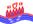 Static waving flag of Heiligenhafen